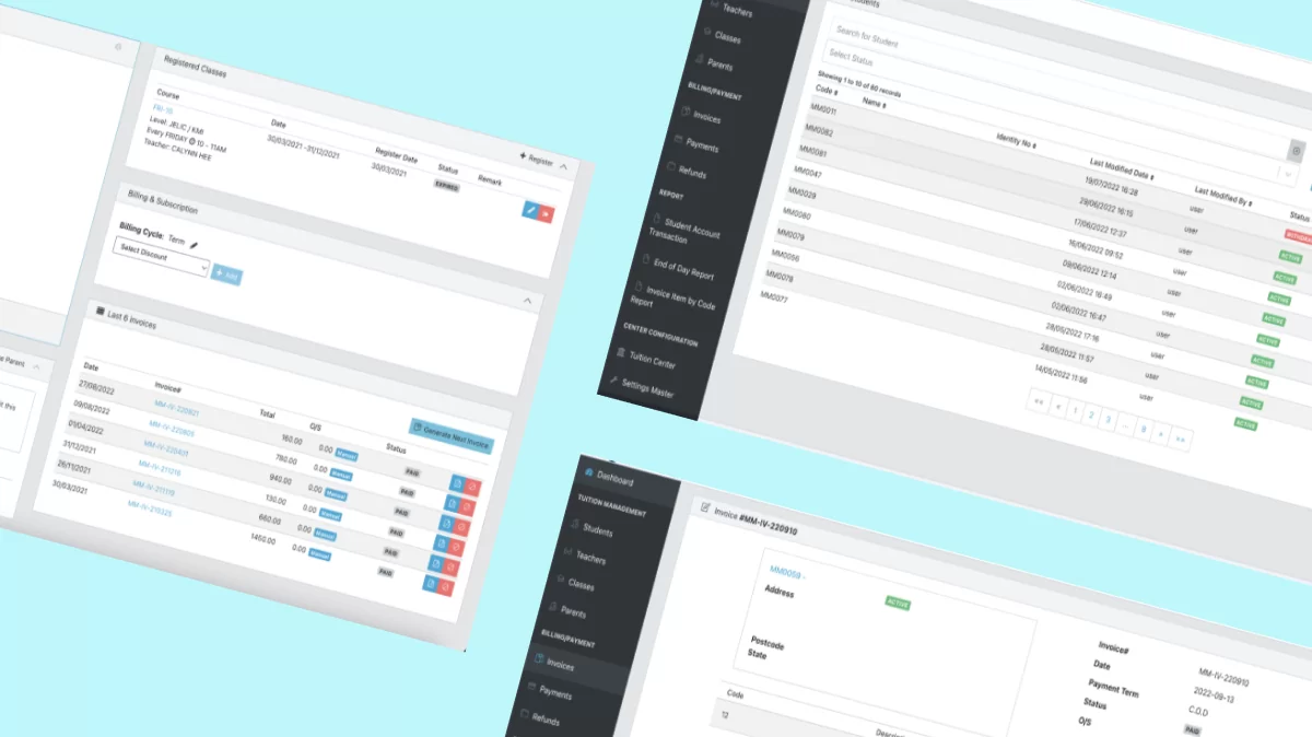 Online Tuition Management System screenshot 2